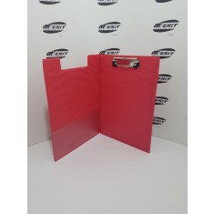 Clip Board Fold Over - RED - CHN